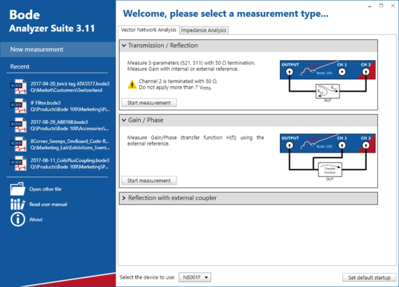 Bode Analyzer Suite - Control Your Bode 100 | OMICRON Lab